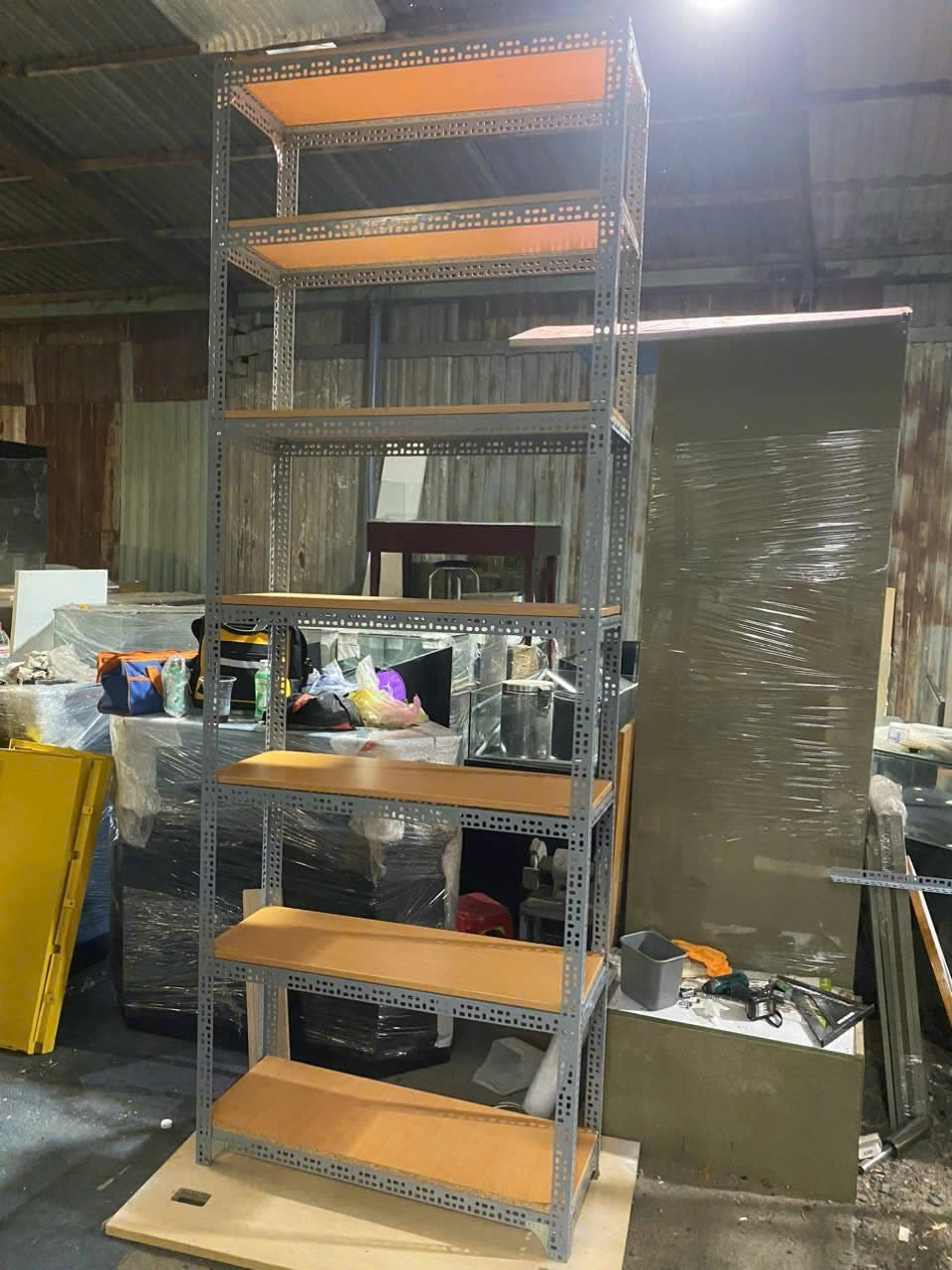 Kệ V lỗ 7 tầng, kích thước 1000x360x2800