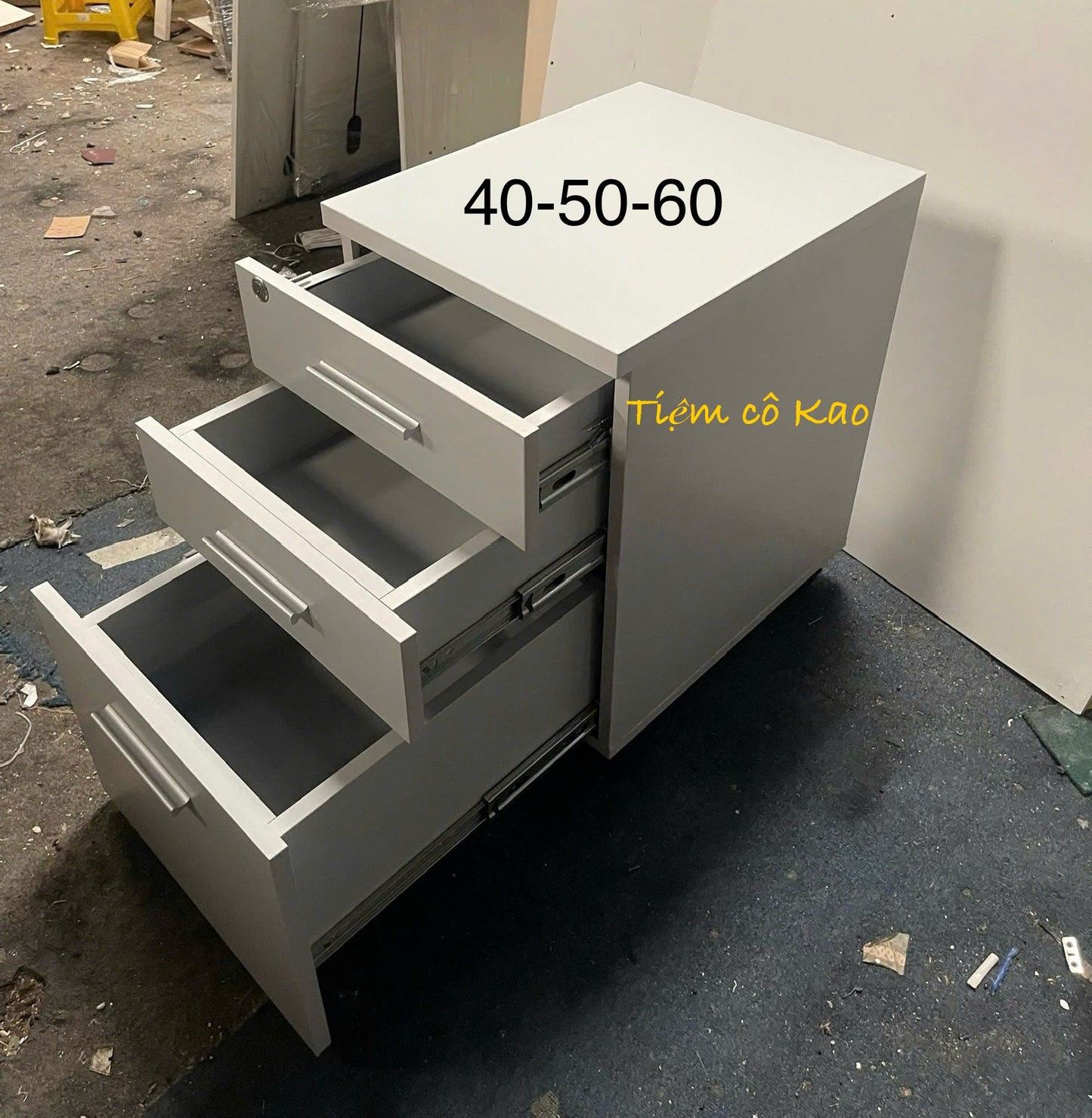 Hộc tủ di động. Cabinet. Tủ nhỏ 3 ngăn kéo. Tủ đầu giường