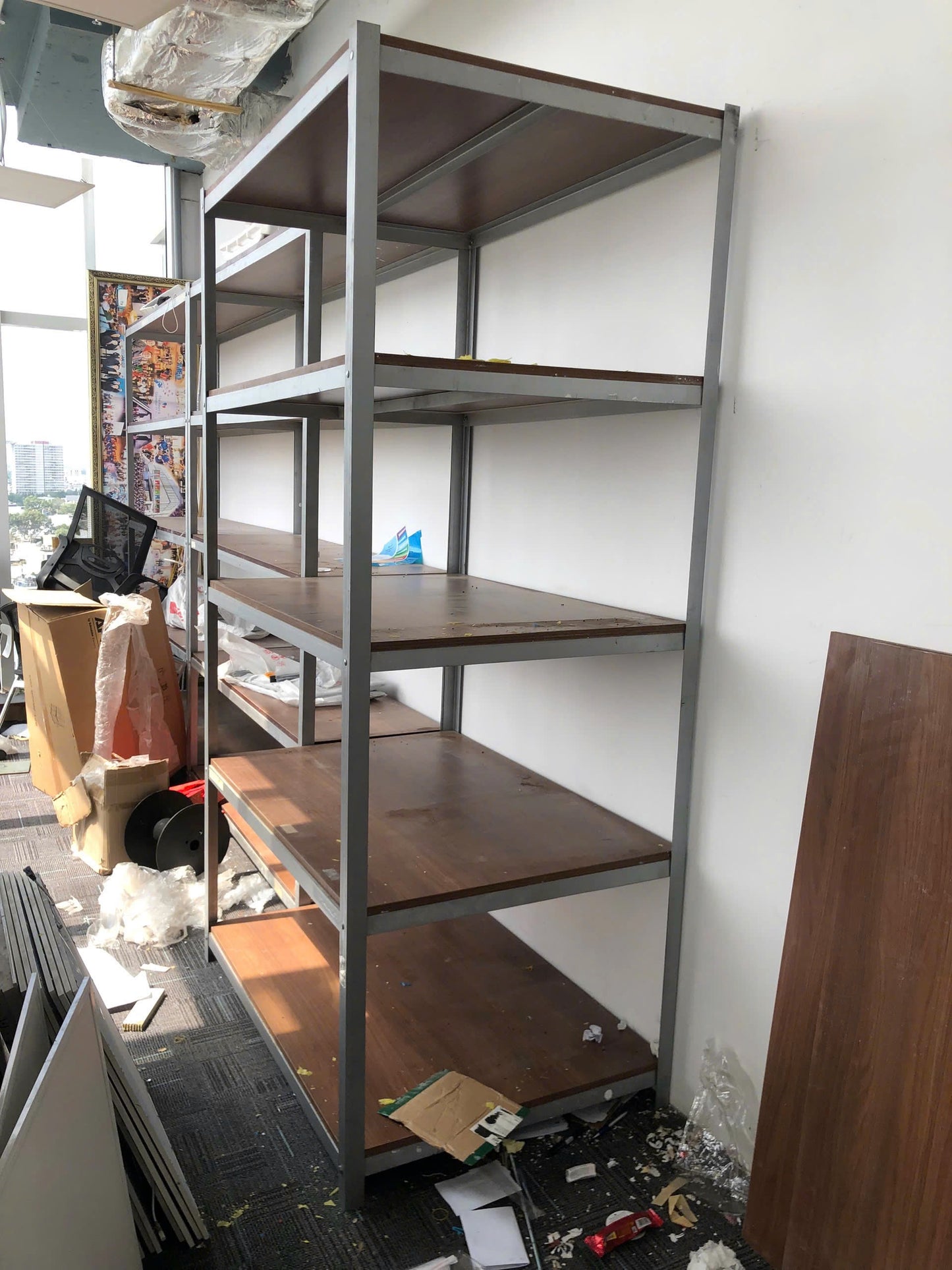 Kệ sắt mâm ván kích thước 1200x800x2200
