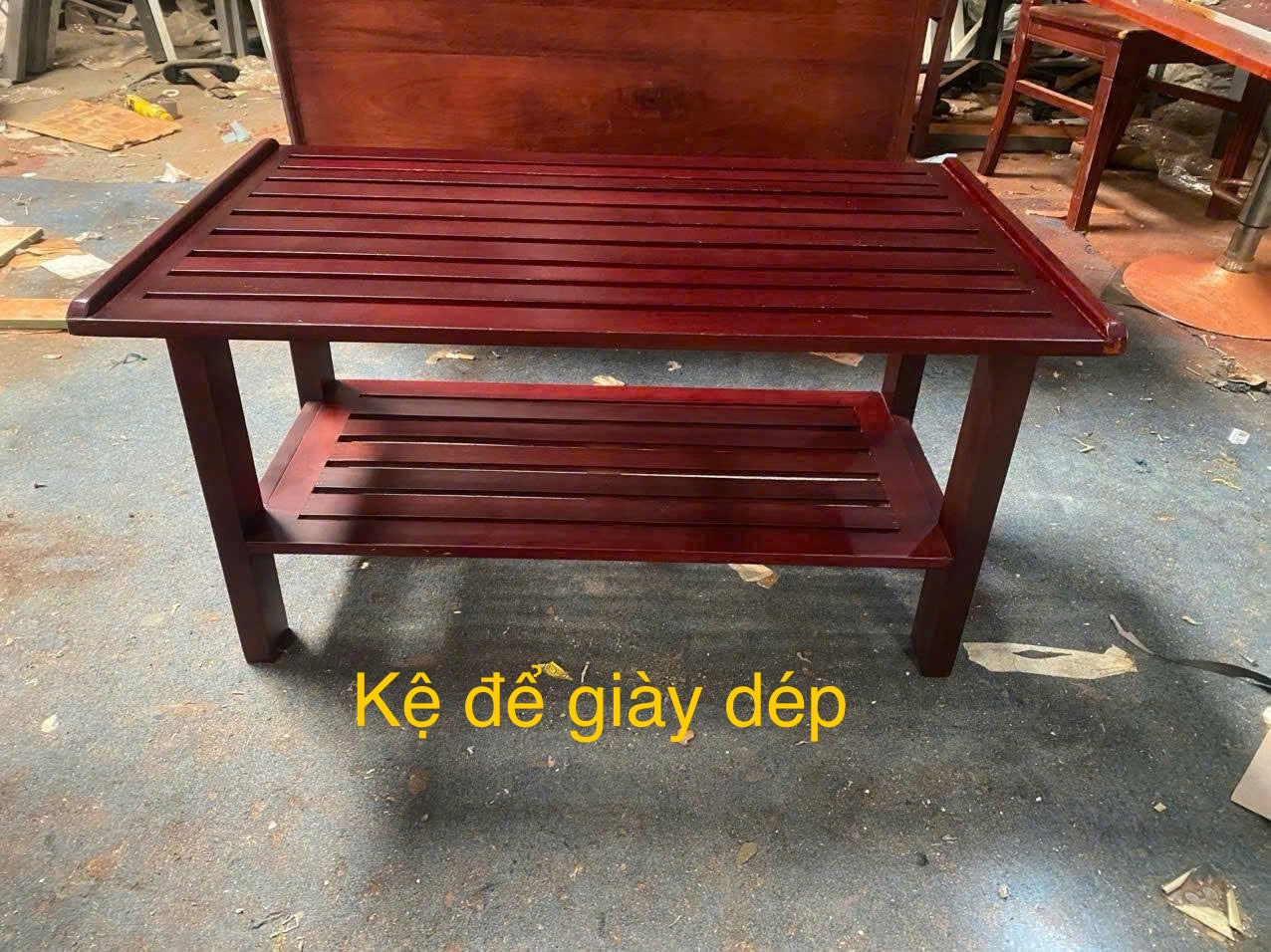 Kệ để giày dép gỗ thật 800x470x480